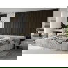 Mexen Lam-F lamelles acoustiques murales 275 x 31,5 cm, feutre 6 mm, Chêne Espresso - S105-275317-2812-065