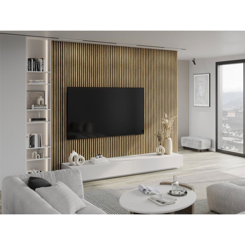 Mexen Lam-F ακουστικά πανέλα τοίχου 275 x 31,5 cm, τσόχα 6 mm, Δρυς Μέλι