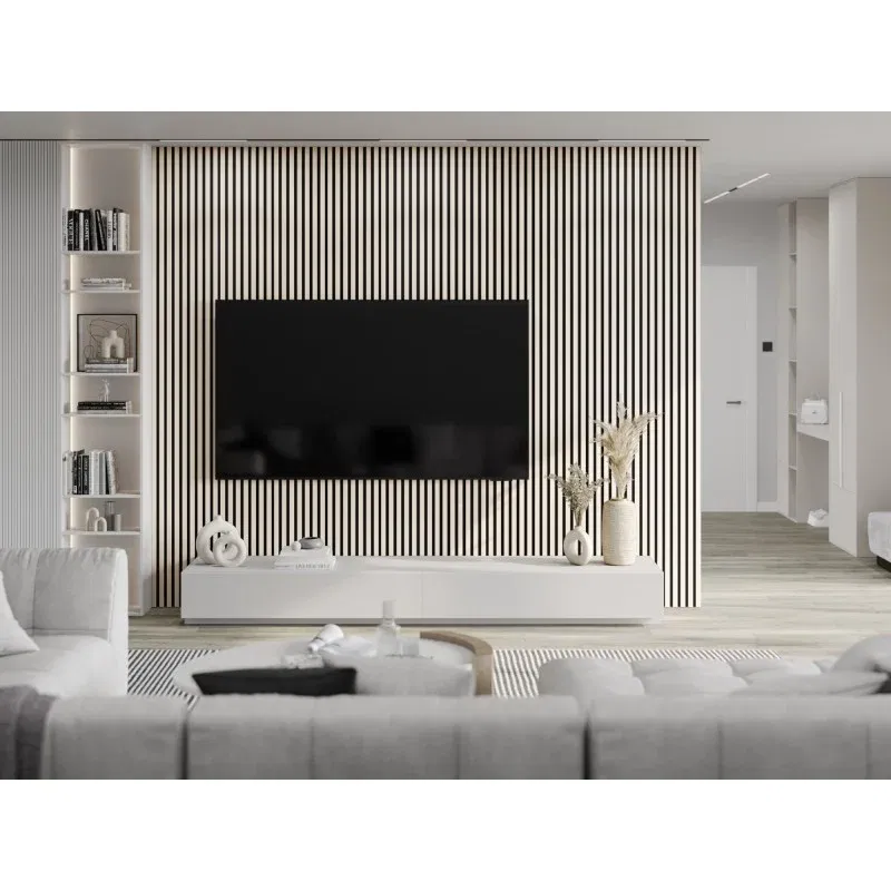 Mexen Lam-F Akustik-Wandpaneele 275 x 31,5 cm, Filz 6 mm, Polar Eiche - S105-275317-2812-067