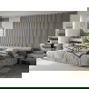 Mexen Lam-F lames murales acoustiques 275 x 31,5 cm, feutre 6 mm, Lin Gris - S105-275317-2812-068