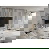 Mexen Lam-F lames murales acoustiques 275 x 31,5 cm, feutre 6 mm, Lin Gris - S105-275317-2812-068