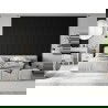 Mexen Lam-F akustische Wandlamellen 275 x 31,5 cm, Filz 6 mm, Leinen Schwarz - S105-275317-2812-069
