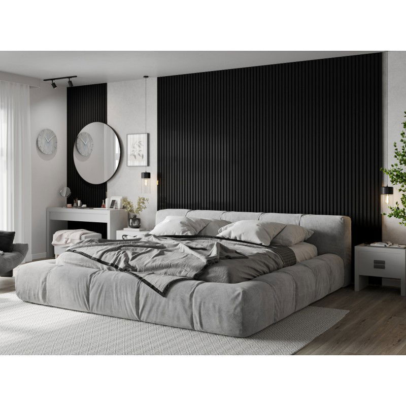 Mexen Lam-F akustesch Mauerlamellen 275 x 31,5 cm, Filz 6 mm, Schwaarze Lein - S105-275317-2812-069