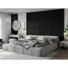 Mexen Lam-F akoestische wandlamellen 275 x 31,5 cm, vilt 6 mm, Zwarte Linnen - S105-275317-2812-069