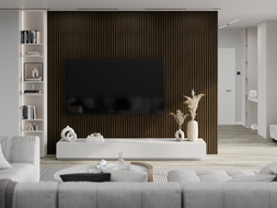 Mexen Lam-F lamelles murales acoustiques 275 x 31,5 cm, feutre 6 mm, Wenge - S105-275317-2812-071