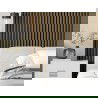 Mexen Lam-F Akustik-Wandlamellen 275 x 31,5 cm, Filz 6 mm, Mocca-Eiche - S105-275317-2812-074