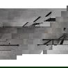 Mexen Mist T Duschkabine schwenkbar 70 x 80 cm, transparent, schwarz - 8A4T-070-080-70-00