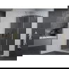Mexen Pretoria Duschkabine 70 x 70 cm, Grafit, Chrom + Duschtasse Flat - 852-070-070-01-40-4010