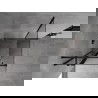 Mexen Mist T Duschkabine 120 x 120 cm, transparent, schwarz - 8A4T-120-120-70-00
