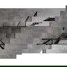 Mexen Mist T Duschkabine schwenkbar links 90 x 90 cm, schwarzer Rahmen, schwarz - 8A4T-090-090-70-70-L