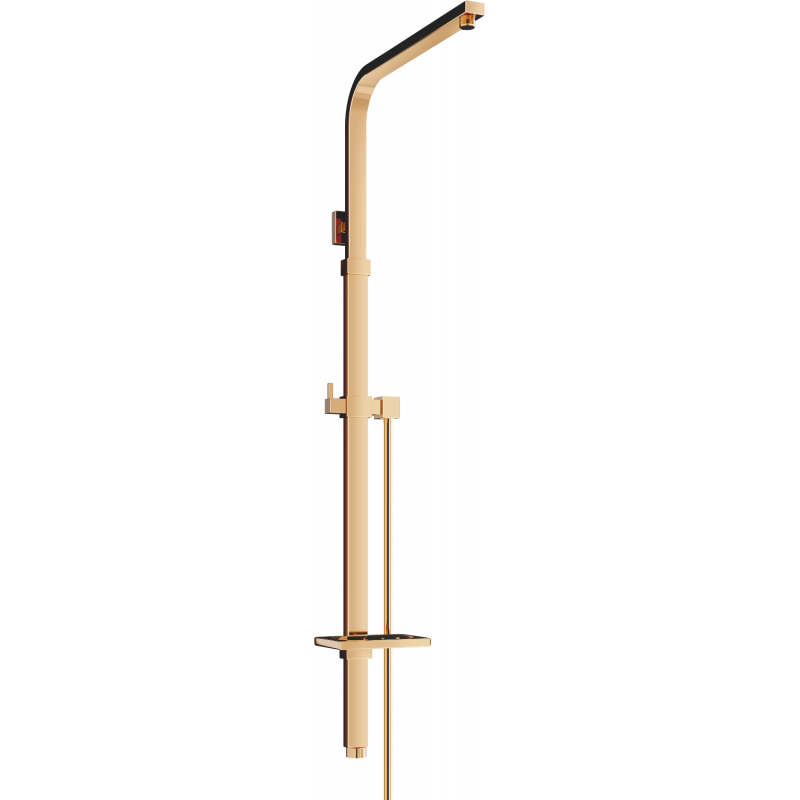 Mexen Q columna de ducha, oro rosa - 79395-60
