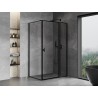 Mexen Mist T tuš kabina sklopiva desna 115 x 95 cm, crni okvir, crna - 8A4T-115-095-70-70-P