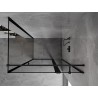 Mexen Mist T tuš kabina sklopiva desna 115 x 95 cm, crni okvir, crna - 8A4T-115-095-70-70-P