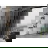 Mexen Mist T cabine de douche droite 120 x 120 cm, cadre noir, noir - 8A4T-120-120-70-70-P