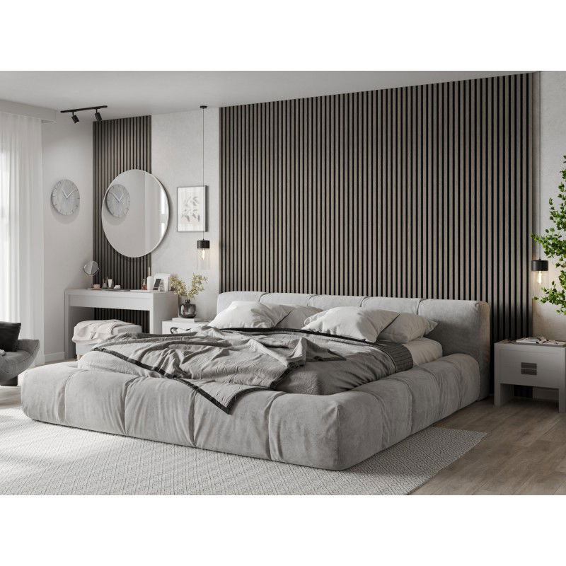 Mexen Lam-B Probe der Wandlamellen, HDF-Platte 4 mm, technisches Furnier, Graue Eiche - S100-005-S