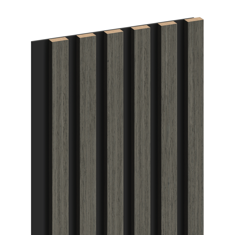 Mexen Lam-B Muster von Wandlamellen 275 x 30 cm, HDF-Platte 4 mm, technisches Furnier, Onyx Eiche- S100-010-S