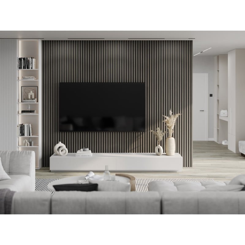 Mexen Lam-B Probe der Wandlamellen, HDF-Platte 4 mm, technisches Furnier, Onyx-Eiche - S100-010-S