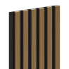 Mexen Lam-B campione di listelli a parete, pannello HDF 4 mm, impiallacciatura tecnica, Teak Dorato - S100-014-S