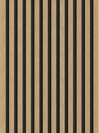 Mexen Lam-B Probe für Wandlamellen, HDF-Platte 4 mm, technisches Furnier, Leinenholz - S100-015-S