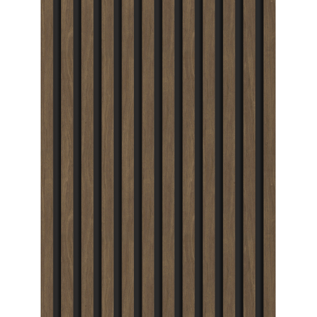 Mexen Lam-B Probe von Wandlamellen, HDF-Platte 4 mm, technische Furnier, Kakaonuss - S100-018-S