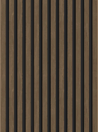 Mexen Lam-B Muster von Wandlamellen 275 x 30 cm, HDF-Platte 4 mm, technisches Furnier, Kakao-Nussbaum - S100-018-S