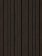 Mexen Lam-B sample of wall slats, 4 mm HDF board, technical veneer, Brown Ebony - S100-022-S