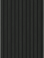 Mexen Lam-B muestra de listones de pared, tablero HDF 4 mm, chapa técnica, Roble Negro Plateado - S100-025-S