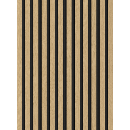 Mexen Lam-F Probe akustischer Wandlamellen 275 x 30 cm, Filz 8 mm, technisches Furnier, Golden Oak - S105-003-S