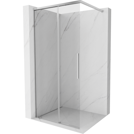Mexen Rox paroi de douche Walk-in 80 x 200 cm, transparent 8 mm, chrome - 8C2-080-003-01-00