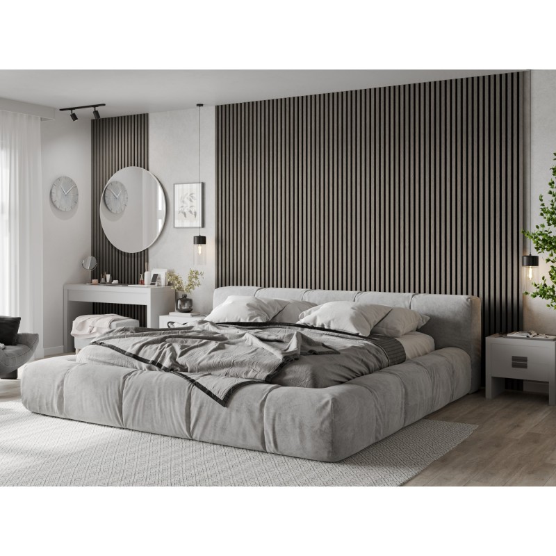 Mexen Lam-F δείγμα ακουστικών τοίχων με λάμες, τσόχα 8 mm, τεχνικό καπλαμά,