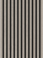 Mexen Lam-F échantillon de lamelles murales acoustiques, feutre 8 mm, placage technique, Chêne Gris - S105-005-S