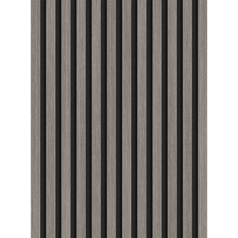 Mexen Lam-F Probe der akustischen Wandlamellen 275 x 30 cm, Filz 8 mm, technisches Furnier, Silberne Eiche - S105-007-S