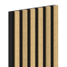Mexen Lam-F sample of acoustic wall slats, 8 mm felt, technical veneer, Natural Bamboo - S105-011-S