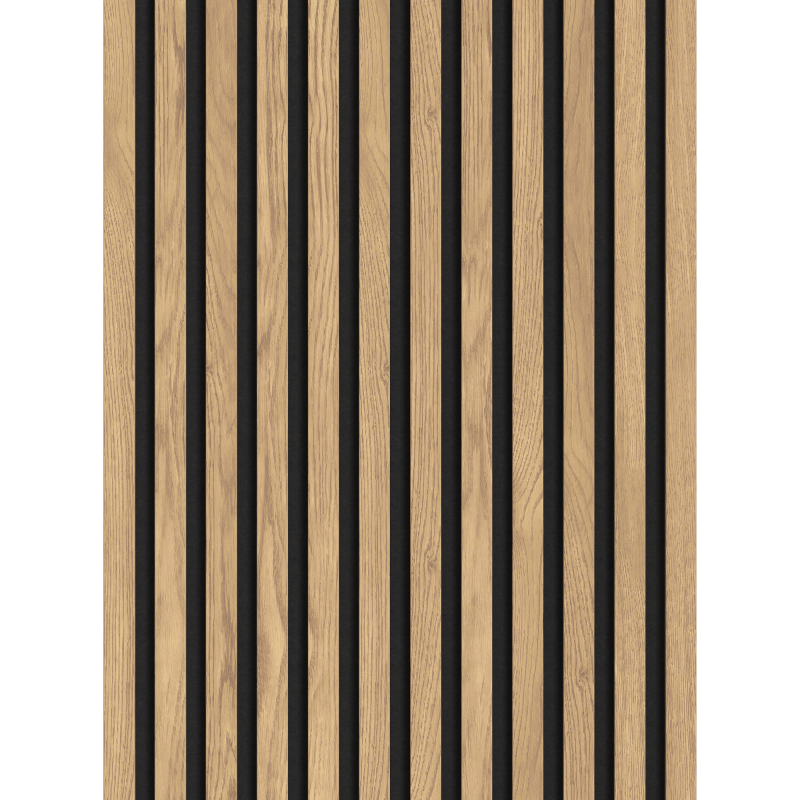 Mexen Lam-F Probe von akustischen Wandlamellen 275 x 30 cm, Filz 8 mm, technisches Furnier, Klassische Kiefer - S105-012-S