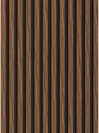 Mexen Lam-F Sample of Acoustic Wall Slats, 8 mm Felt, Technical Veneer, Ruby Mahogany - S105-013-S
