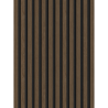 Mexen Lam-F sample of acoustic wall slats, 8 mm felt, technical veneer, Espresso Walnut - S105-019-S
