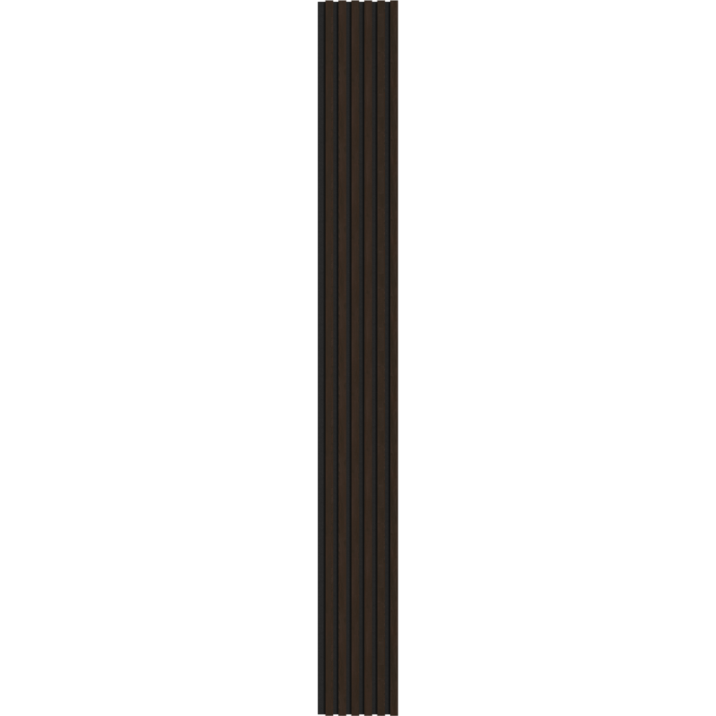 Mexen Lam-F Muster der akustischen Wandleisten 275 x 30 cm, Filz 8 mm, technisches Furnier, Ebenholz Braun - S105-022-S
