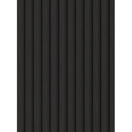 Mexen Lam-F Probe der akustischen Wandlamellen 275 x 30 cm, 8 mm Filz, technisches Furnier, Schwarzes Ebenholz - S105-023-S