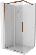 Mexen Rox Tuš staklo Walk-in 120 x 200 cm, prozirno 8 mm, roza zlato - 8C2-120-003-60-00