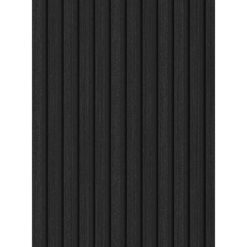 Mexen Lam-F Probe der akustischen Wandlamellen 275 x 30 cm, Filz 8 mm, technisches Furnier, Schwarze Silberne Eiche - S105-025-S