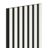 Mexen Lam-B sample of wall slats, HDF board 4 mm, White Matte - S100-051-S