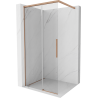 Mexen Rox dušisein Walk-in 120 x 200 cm, läbipaistev 8 mm, harjatud vask - 8C2-120-003-65-00