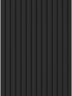 Mexen Lam-B sample of wall slats, 4 mm HDF board, Black Matte - S100-053-S