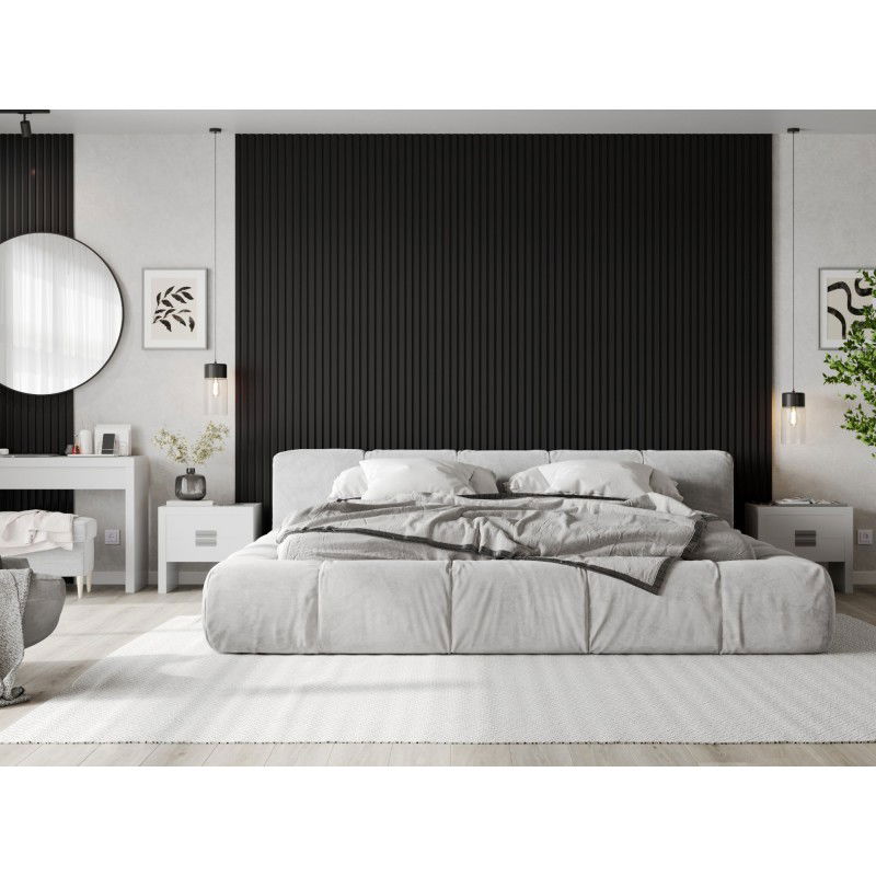 Mexen Lam-B wall slat sample, 4 mm HDF board, Black Gloss - S100-055-S