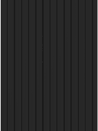 Mexen Lam-B Muster von Wandlamellen 275 x 31,5 cm, HDF-Platte 4 mm, Schwarz Hochglanz - S100-055-S