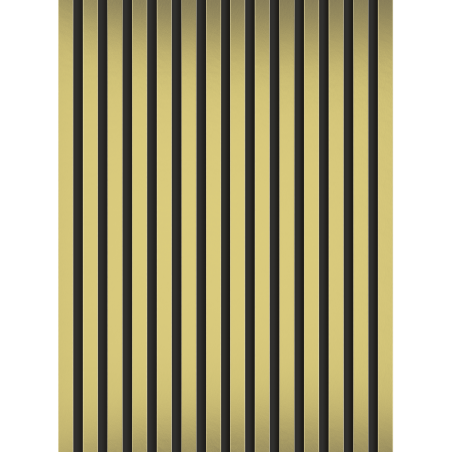 Mexen Lam-B Muster von Wandlamellen 275 x 31,5 cm, HDF-Platte 4 mm, Gold - S100-057-S