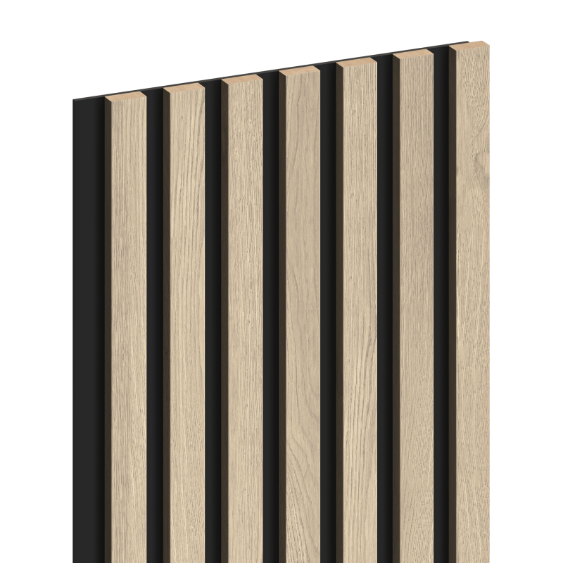 Mexen Lam-B sample of wall slats, HDF board 4 mm, Pearl Oak - S100-058-S