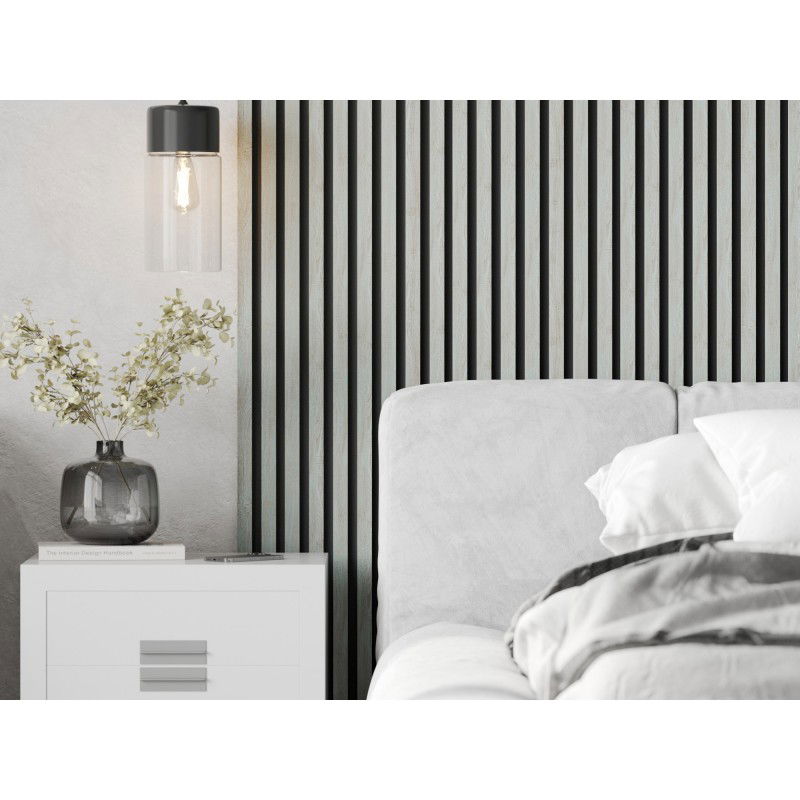 Mexen Lam-B sample of wall slats, 4 mm HDF board, Ice Oak - S100-061-S