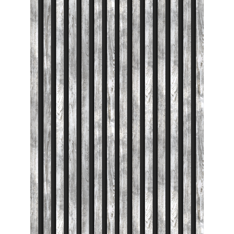 Mexen Lam-B Probe von Wandpaneelen 275 x 31,5 cm, HDF-Platte 4 mm, Gebleichte Eiche - S100-064-S