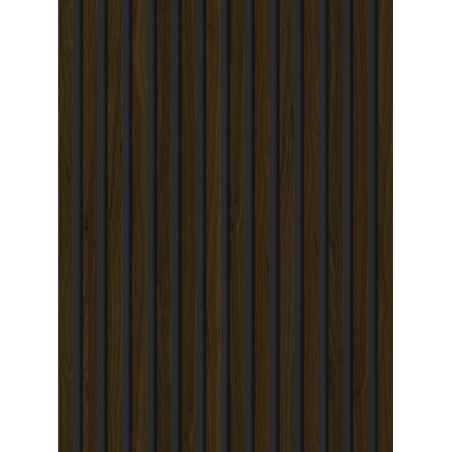 Mexen Lam-B Muster für Wandlamellen 275 x 31,5 cm, HDF-Platte 4 mm, Wenge - S100-071-S
